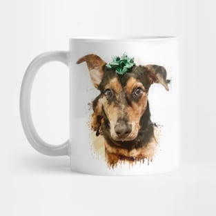 Miniature Pinscher dog watercolor Mug